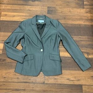 Calvin Klein Blazer Women’s Size 8 Brown Long Sleeve Front Pockets